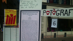 Un dels indrets dels carrers de Perpinyà on es contabilitzaven els petons per la llengua
