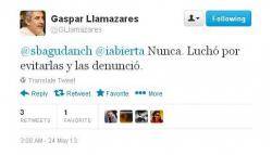 Piulada de Gaspar Llamazares