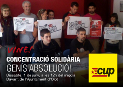 Jornada solidària a Olot i Barcelona