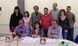 L'Assemblea pels Drets Socials d'Osona durant la presentació de la campanya