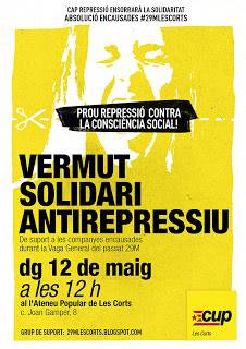 Cartell on s'anuncia el vermut solidari