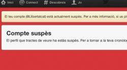 Han suspès el compte Twitter de Llibertat.cat