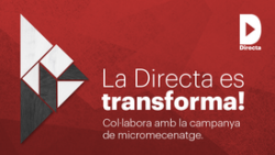 Logo de la campanya de micromecenatge de La Directa