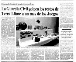 1992 La Guàrdia Civil deté 7 persones acusades de formar part de Terra Lliure