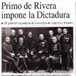 1926 Decret del dictador espanyol Miguel Primo de Rivera
