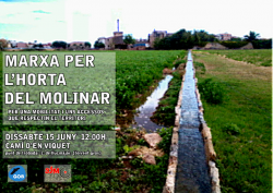 Cartell anunciant la Marxa