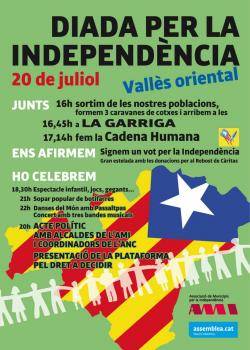 Cartell dels actes de la Garriga