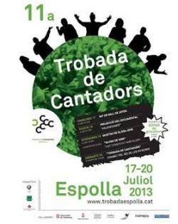 Cartell de l?11a Trobada de cantadors i la 2a Escola d'Estiu de Glosa