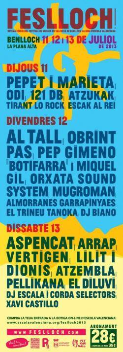 Cartell del Feslloch 2013