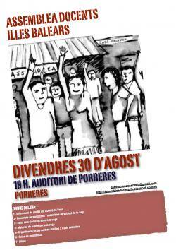 Cartell del concert a Porreres