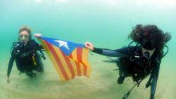 Cadena Humana subaquàtica a Mataró 24.08.2013