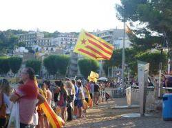 Cadena Humana a Sant Feliu de Guixols 17.08.2013