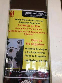 Cartell de la Cadena a Selva de Mar