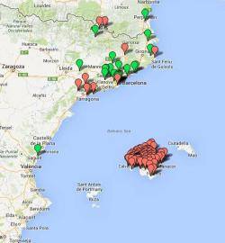 Imatge del  Mapa Virtual del Correllengua 2013