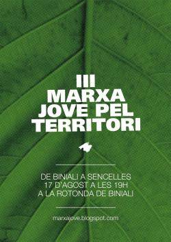 Cartell de la III Marxa Jove pel territori