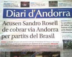 Sandro Rosell va cobrar via Andorra pels partits al Brasil