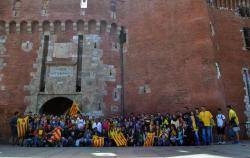 Berga al Tram de Catalunya Nord (Van arribar amb autocars del Casal Panxo)