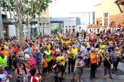 L'Assemblea omple la carretera de Sants per la independència