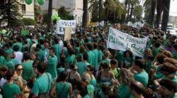 Concentració per l'educació pública a Palma