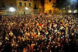 La Marxa de Torxes de l'any passat a Vilafranca del Penedès va aplegar més de cinc mil persones