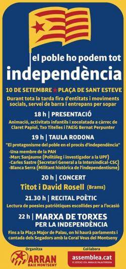 Arran i l'ANC per la independència a Sant Esteve de Palautordera