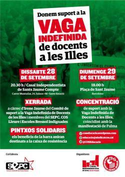 Cartell de l'acte que tindrà lloc demà a Barcelona