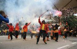 Espectacle de diables al Pertús