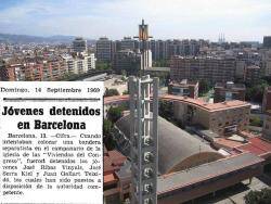 El 10 de setembre de 1969 van detenir diversos independentistes per intentar posar l'estelada a la torre de l'esglèsia del Congrés. L'any 2013 es va penjar una estelada blava al cim de la torre del Congrés tal com es pot veure a la imatge.