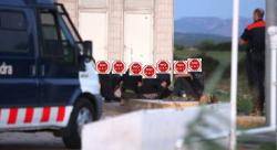 Els Mossos intimiden els manifestants que s'oposen a la MAT a les comarques gironines