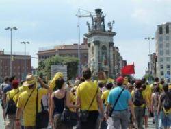 La 1a Marxa per l'Educació Pública arriba a Barcelona FOTO: USTEC
