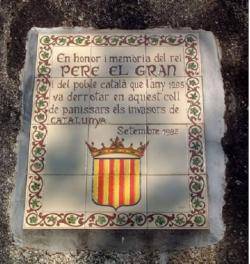 Placa commemorativa al Coll de Panissars