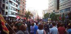 Concentració davant de la seu del PP a València