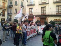 Concentració a València contra la Llei Wert