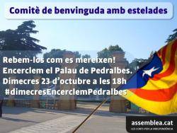 Dimarts i dimercres hi haurà concentracions davant del Palau Reial