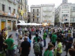 Concentració a Reus amb els docents de les Illes