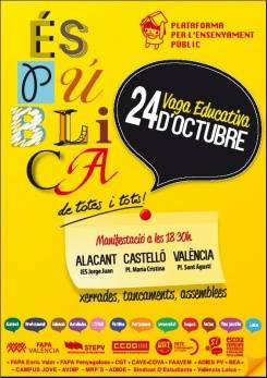 Cartell d?escola Valenciana