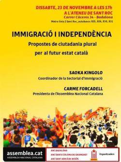 Presentació a Badalona la Sectorial d'Immigració