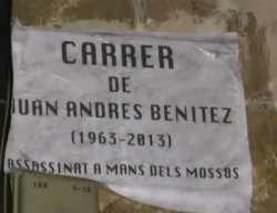 Van rebatejar el carrer on va morir Benítez