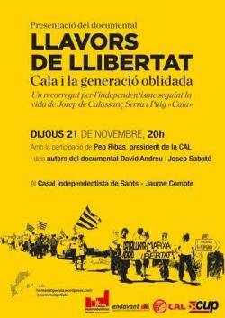 "LLAVORS DE LLIBERTAT. Cala i la generació oblidada