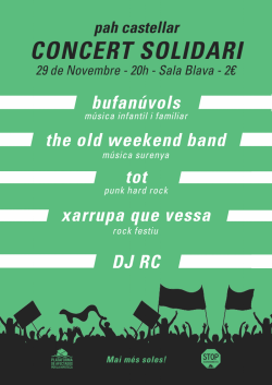 Concert solidari amb la PAH Castellar del Vallès 