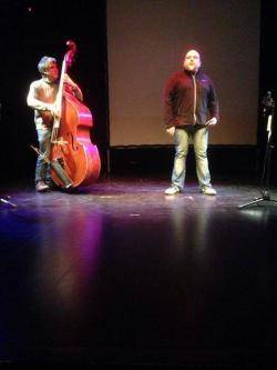 Marcel Casselles i Francesc Ribera (Titot) a l'Homenatge de Toni Lecha a Girona