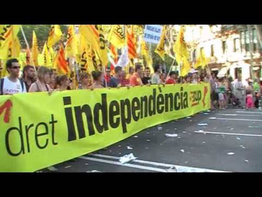 Manifestació en contra de la decisió del TC sobre l'Estatut  del 10 de juliol del 2010