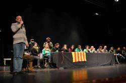 Multitudinària assistència a l'assemblea conjunta celebrada avui horabaixa a Petra