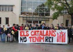 Suport amb els encausats als Jutjats de Mataró