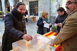 Rcollida de Vots per la Independencia a Castelló d'Empúries