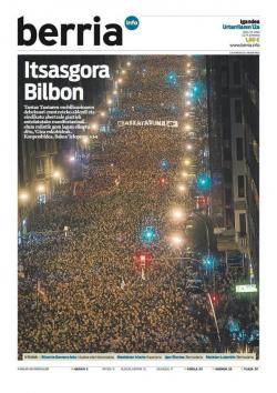 Desenes de milers de persones  van recórrer els carrers de Bilbo sota el lema "Gizeh Eskubideak. Konponbidea. Bakea"