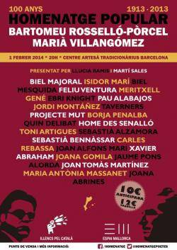 Homenatge popular a Bartomeu Rosselló-Pòrcel i Marià Villangómez