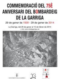 Cartell actes commémoratifs del 75è aniversari del bombardeig