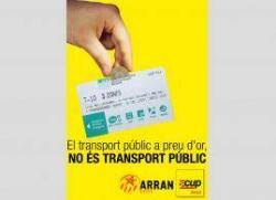 contra la pujada abusiva del transport públic