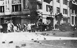 1951 Revolta a Barcelona arran de la pujada de tarifes del tramvia